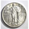Image 1 : 1927 STANDING LIBERTY QUARTER, CH BU