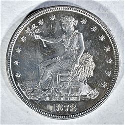 1878-S TRADE DOLLAR, CH BU