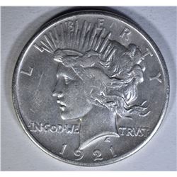 1921 PEACE DOLLAR  AU/BU