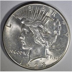 1928 PEACE DOLLAR  BU