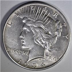 1934-S PEACE DOLLAR  AU