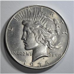 1935-S PEACE DOLLAR  CH BU