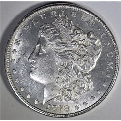 1878 8TF MORGAN DOLLAR  CH BU