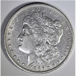 1886-O MORGAN DOLLAR  XF/AU