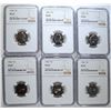 Image 1 : 3 - 1962, 3 - 1963 JEFFERSON NICKELS NGC