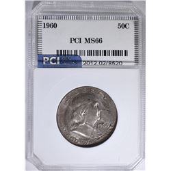 1960 FRANKLIN HALF DOLLAR PCI SUPERB