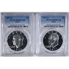 Image 1 : 2 1971-S SILVER EISENHOWER DOLLAR PCGS PR-69DCAM