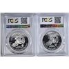 Image 2 : 2 1971-S SILVER EISENHOWER DOLLAR PCGS PR-69DCAM