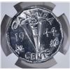 Image 3 : 1944 CANADA 5 CENTS NGC MS 66