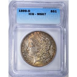 1899-O MORGAN DOLLAR ICG MS67