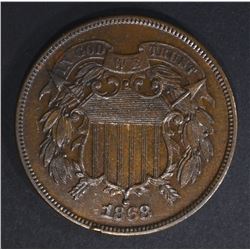 1868 PROOF 2 CENT CH PR