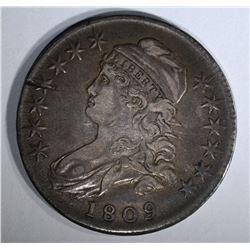 1809 BUST HALF XF MARK OBV.