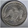 Image 2 : 1842 SEATED LIBERTY HALF DOLLAR AU/BU