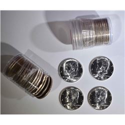39-BU MIXED DATE 40% SILVER KENNEDY HALVES
