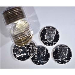 ROLL OF 20-1969-S PROOF KENNEDY HALVES