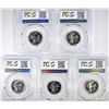 Image 2 : 5 1976-S WASHINGTON QUARTERS PCGS PR-69DCAM