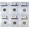 Image 2 : 6 ROOSEVELT DIMES PCGS PR-69DCAM