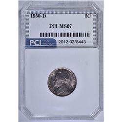 1950-D JEFFERSON NICKEL PCI SUPERB GEM BU