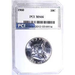 1960 FRANKLIN HALF DOLLAR PCI SUPERB