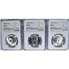 Image 1 : 3-1968-D KENNEDY HALF DOLLARS, NGC MS-66