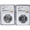 Image 1 : 1965 & 66 SMS KENNEDY HALF DOLLARS, NGC MS-67