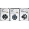 Image 1 : 3-1964 KENNEDY HALF DOLLARS, NGC PF-67