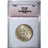 Image 1 : 1936 DELAWARE COMMEMORATIVE HALF, WHSG GEM BU
