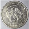 Image 3 : 1877-S TRADE DOLLAR, NCGS GRADED AU/BU cleaned