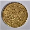 Image 2 : 1857-S $2 1/2 GOLD LIBERTY  BU