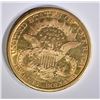 Image 2 : 1877-CC $20 GOLD LIBERTY  AU/BU