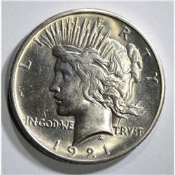 1921 PEACE DOLLAR CH BU