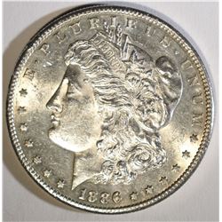 1886-S MORGAN DOLLAR  CH BU