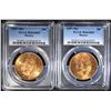 Image 1 : 2 - 1957 MEXICO CENTAVOS PCGS MS64RD