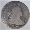 Image 1 : 1806 DRAPED BUST QUARTER  G/VG