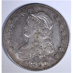 1820 CAPPED BUST QUARTER  XF+