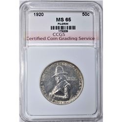 1920 PILGRIM COMMEM HALF DOLLAR