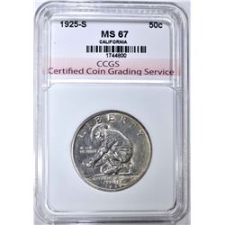 1925-S CALIFORNIA COMMEM HALF DOLLAR