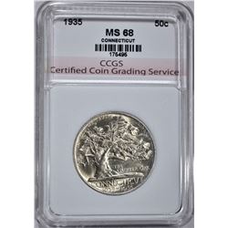 1935 CONNECTICUT COMMEM HALF DOLLAR