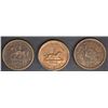 Image 1 : 3 CIVIL WAR TOKENS; FIRST IN WAR-FIRST