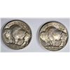 Image 2 : 1914 & 15 BUFFALO NICKELS, CH BU+