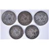 Image 2 : 5-SEATED LIBERTY QUARTERS VF/XF: