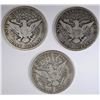 Image 2 : 1906-O, 08-O & 15-D BARBER HALF DOLLARS, FINE