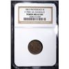 Image 1 : 1863 CIVIL WAR TOKEN F-700C-3A NGC MS-62 BN