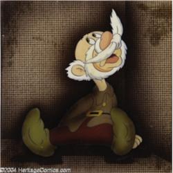 Walt Disney Studios -- "Snow White and the Seven Dwarfs" Original Hand Painted Production Cel and Co