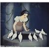 Image 1 : Walt Disney Studios -- "Snow White and the Seven Dwarfs" Original Hand Painted Production Cel and Co