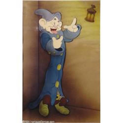 Walt Disney Studios -- "Snow White and the Seven Dwarfs" Original Hand Painted Production Cel and Co