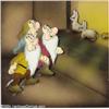 Image 1 : Walt Disney Studios -- "Snow White and the Seven Dwarfs" Original Hand Painted Production Cel and Co