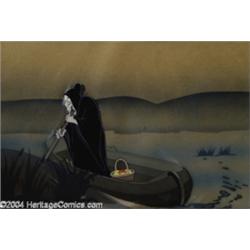 Walt Disney Studios -- "Snow White and the Seven Dwarfs" Original Hand Painted Production Cel and Co