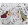 Image 1 : Walt Disney Studios -- "Snow White and the Seven Dwarfs." Original Hand Painted Production Cels and 