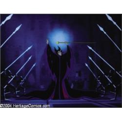 Walt Disney Studios -- "Sleeping Beauty" Original Hand Painted Production Cel and Photograph Backgro